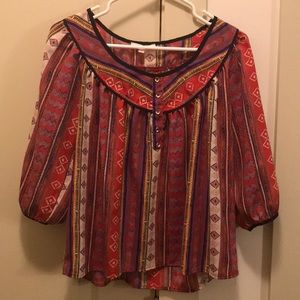 Fun and colorful blouse